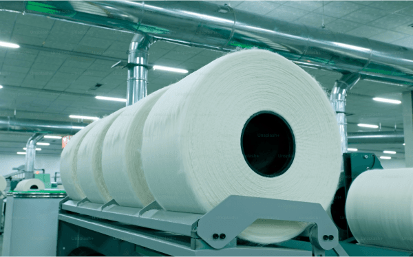 Istoric Monte Bianco, echipamentele originale de producție de hârtie